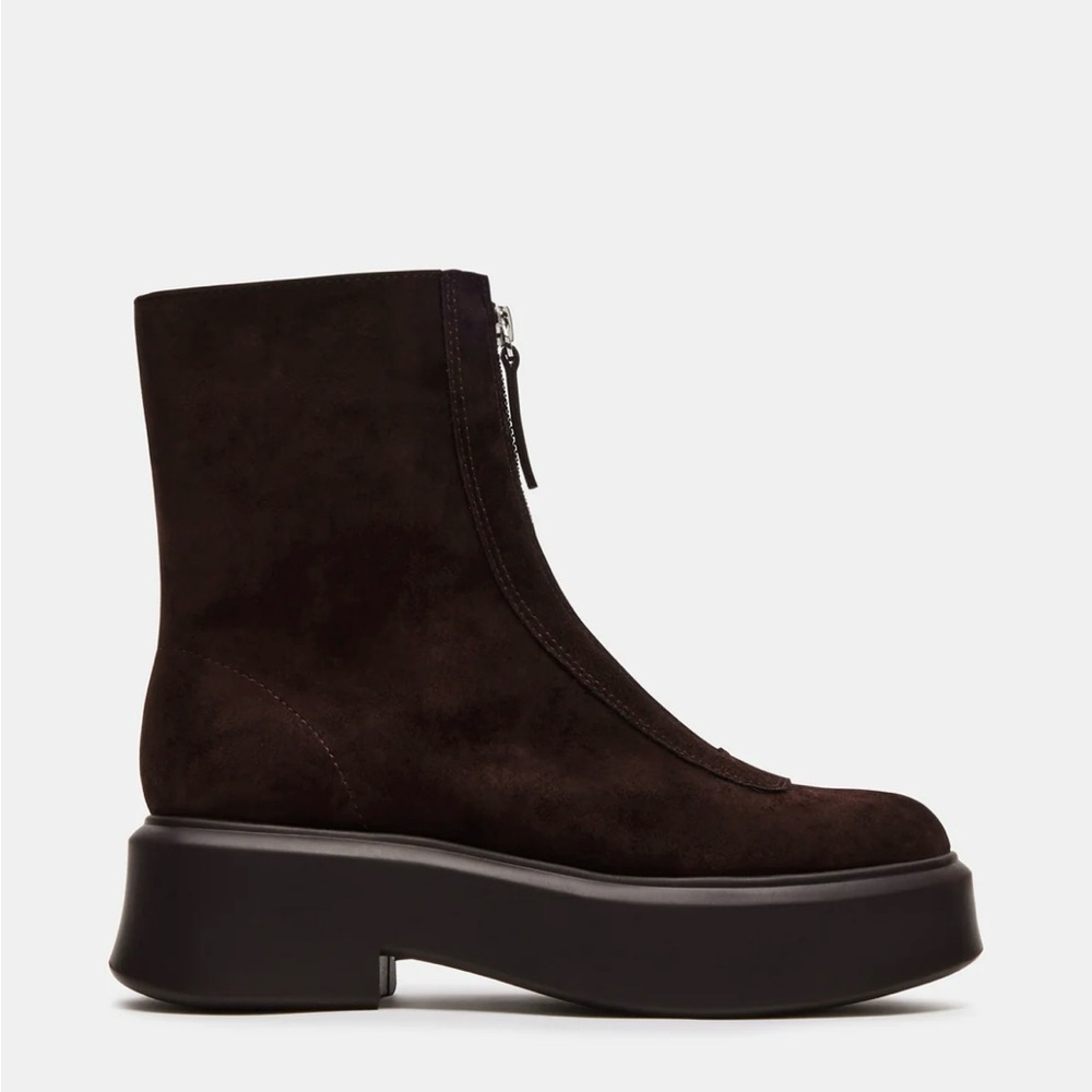 Steve Madden Dark Brown Ankle Booties